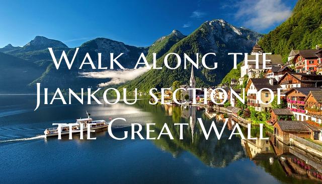 Walk along the Jiankou section of the Great Wall